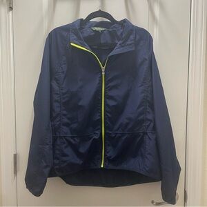 Ralph Lauren Ladies Active Dark Blue‎ lightweight windbreaker Jacket size XL